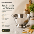 metaventrafit™ Stainless Steel Colander