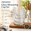 metaventrafit™ Glass Measuring Cup Set