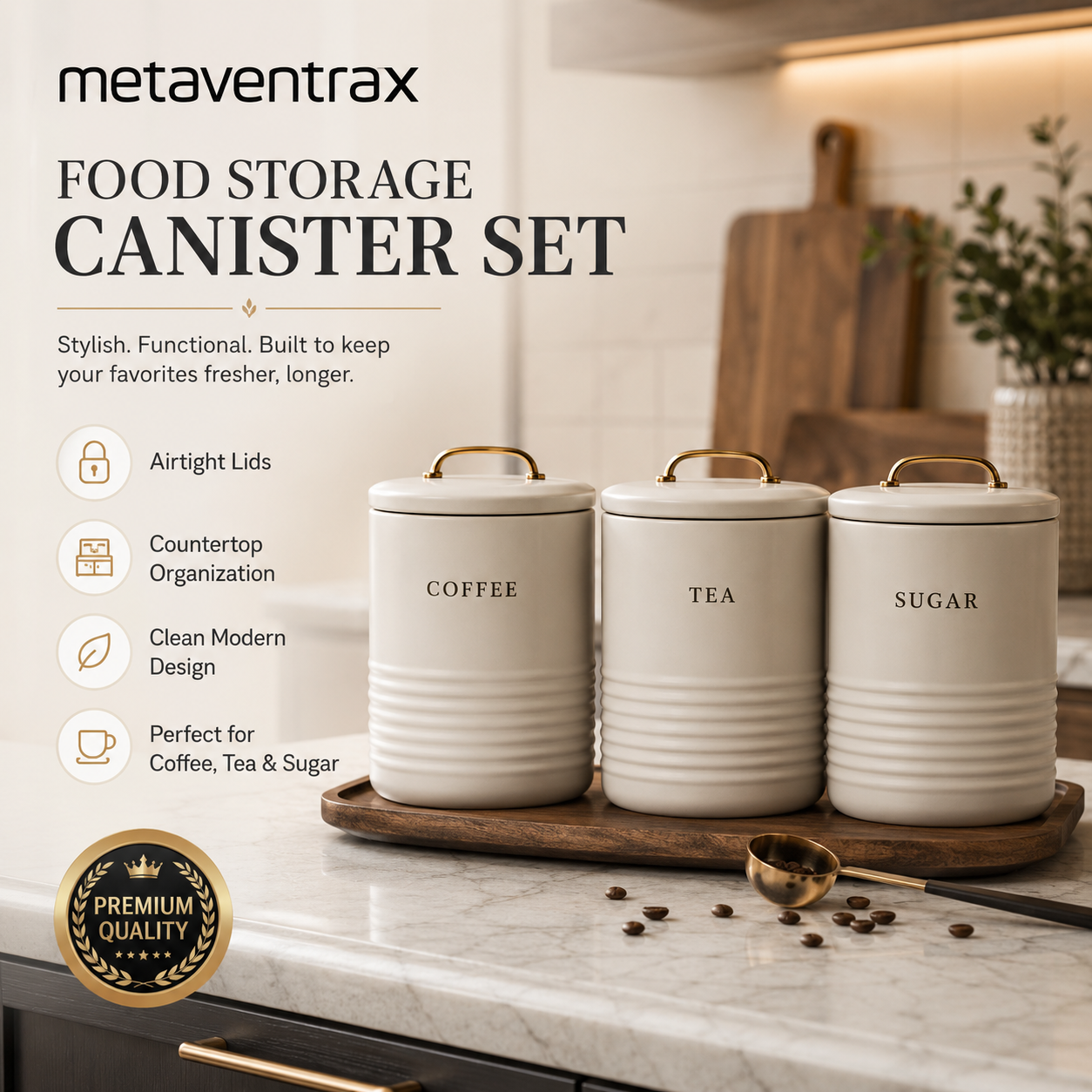 metaventrafit™ Food Storage Canister Set